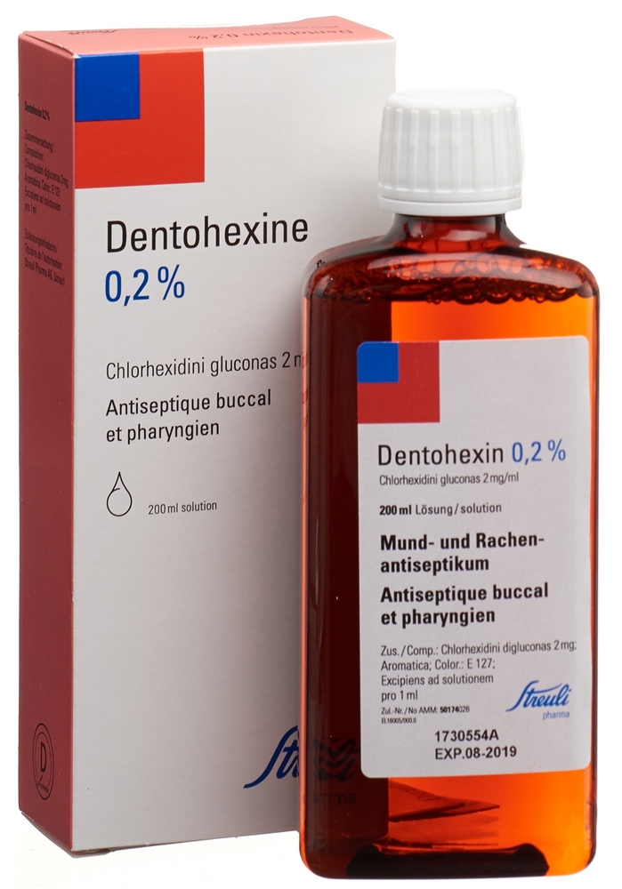 DENTOHEXINE Lös Fl 200 ml<br>200 ml, Flasche, Gurgellösung