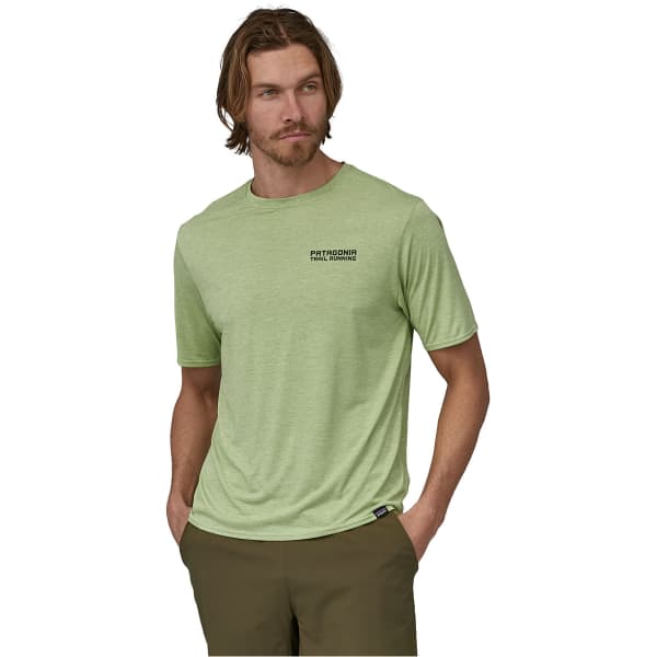T-shirt randonnée PATAGONIA M'S CAP COOL DAILY GRAPHIC SHIRT - LANDS TREE TROTTER: SALVIA GREEN X-DYE TREE TROTTER: SALVIA GREEN X-DYE