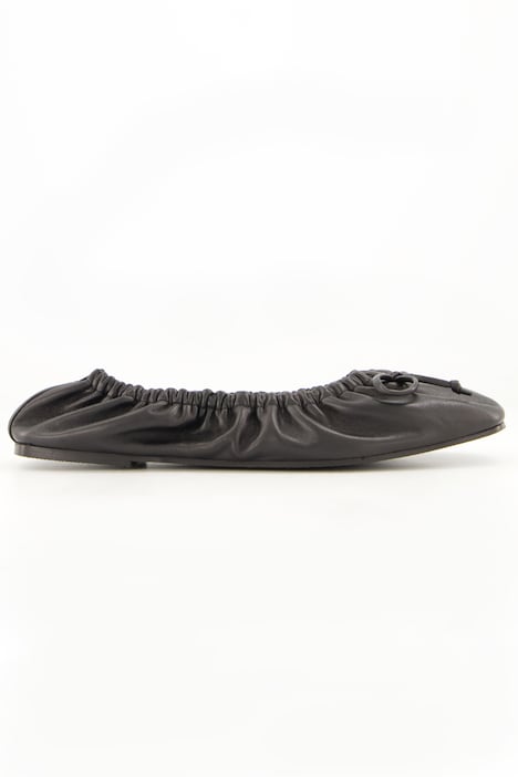 Leder-Ballerinas, Lamm-Nappaleder, Weite H
