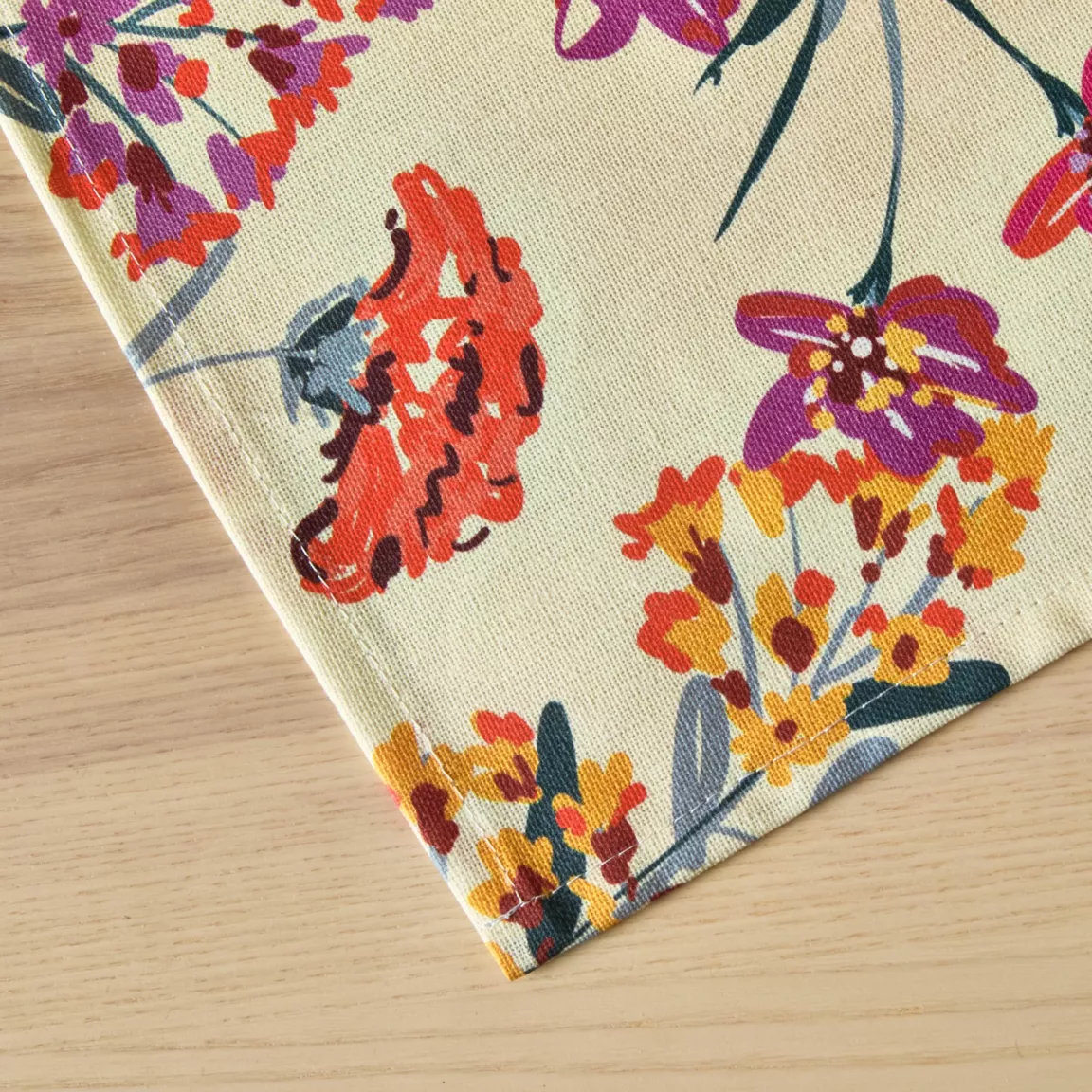Nappe rectangulaire coton enduit (150 x 350 cm) Margot Multicolore