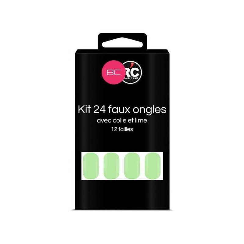 Boîte de 24 tips faux-ongles Beauty Coiffure