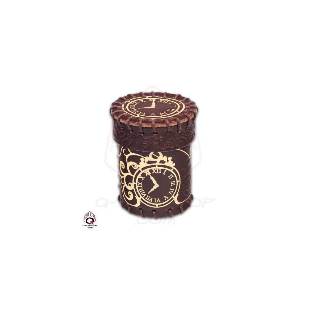 Gobelet à Dés - Steampunk - Cuir Marron