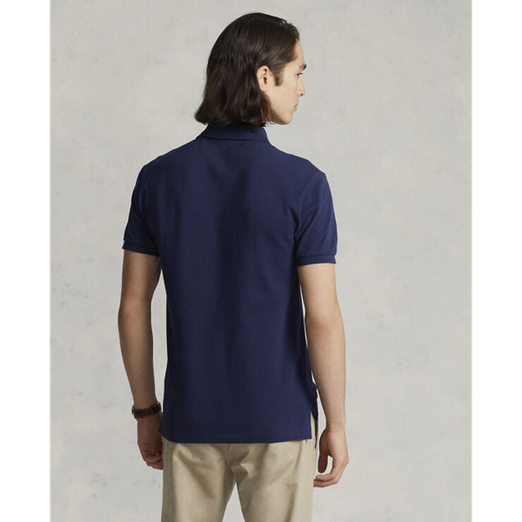 Polo Ralph Lauren Custom Slim Fit Mesh Polo Navy