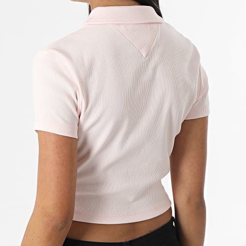 Polo Manches Courtes Femme Essential V-Neck 5323 Rose