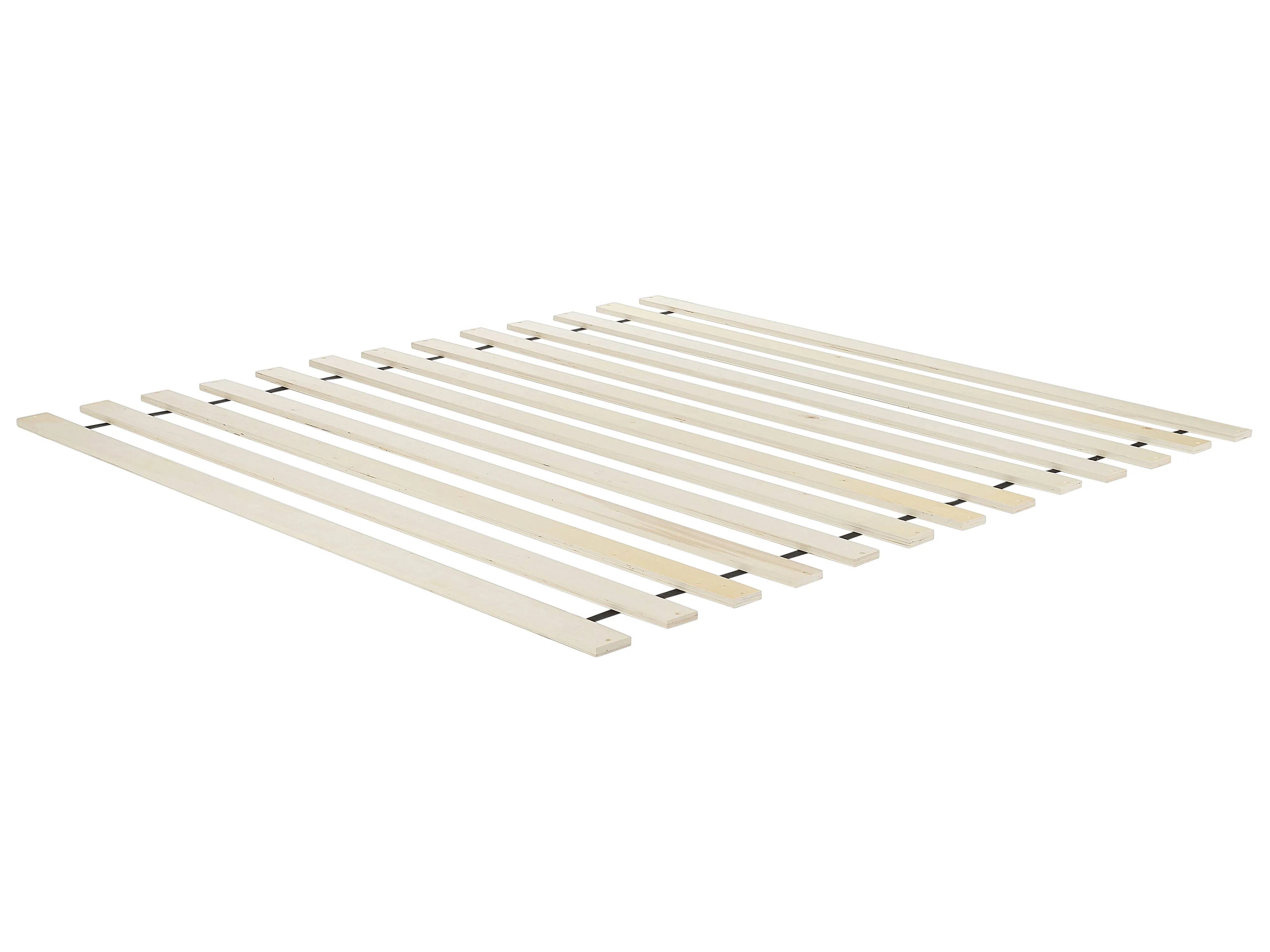 Hemelbed Hout HERLIERE 180 x 200 cm Donkerbruin