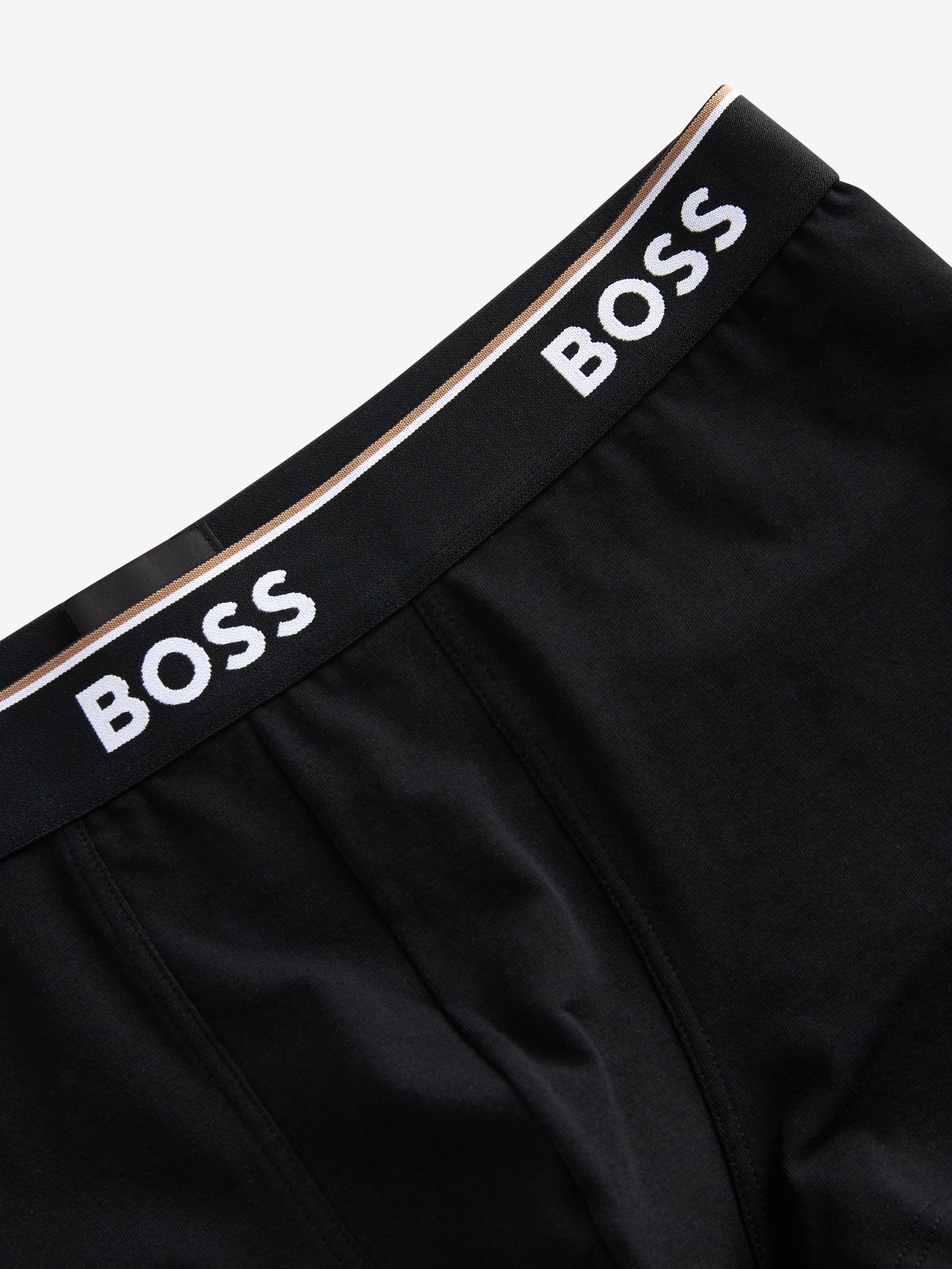 Zwart - BOSS Power stretchy Katoen 3 Pack Boxer