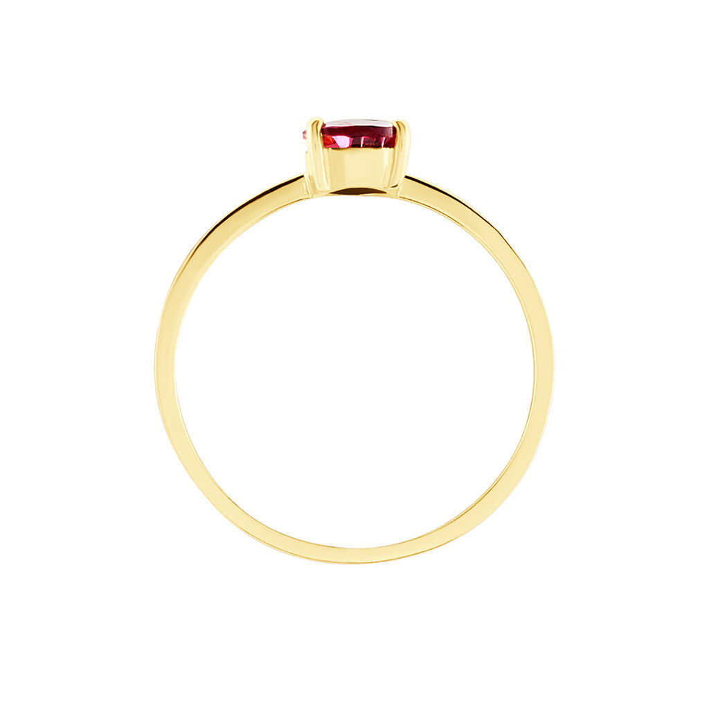 Bague Rhodolite Fever Or Jaune Rhodolite