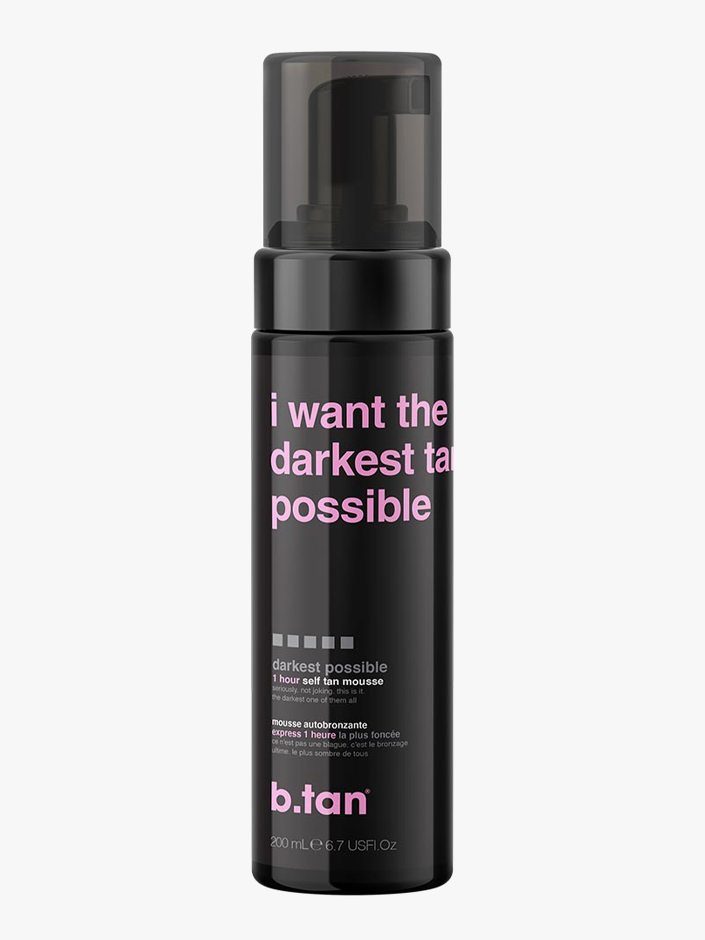 I Want The Darkest Tan Possible Self Tan Mousse 200ml