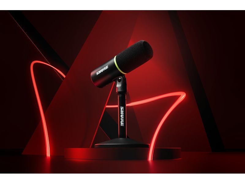 Shure Mikrofon MV6 Dynamisches USB-C Gaming-Mikrofon