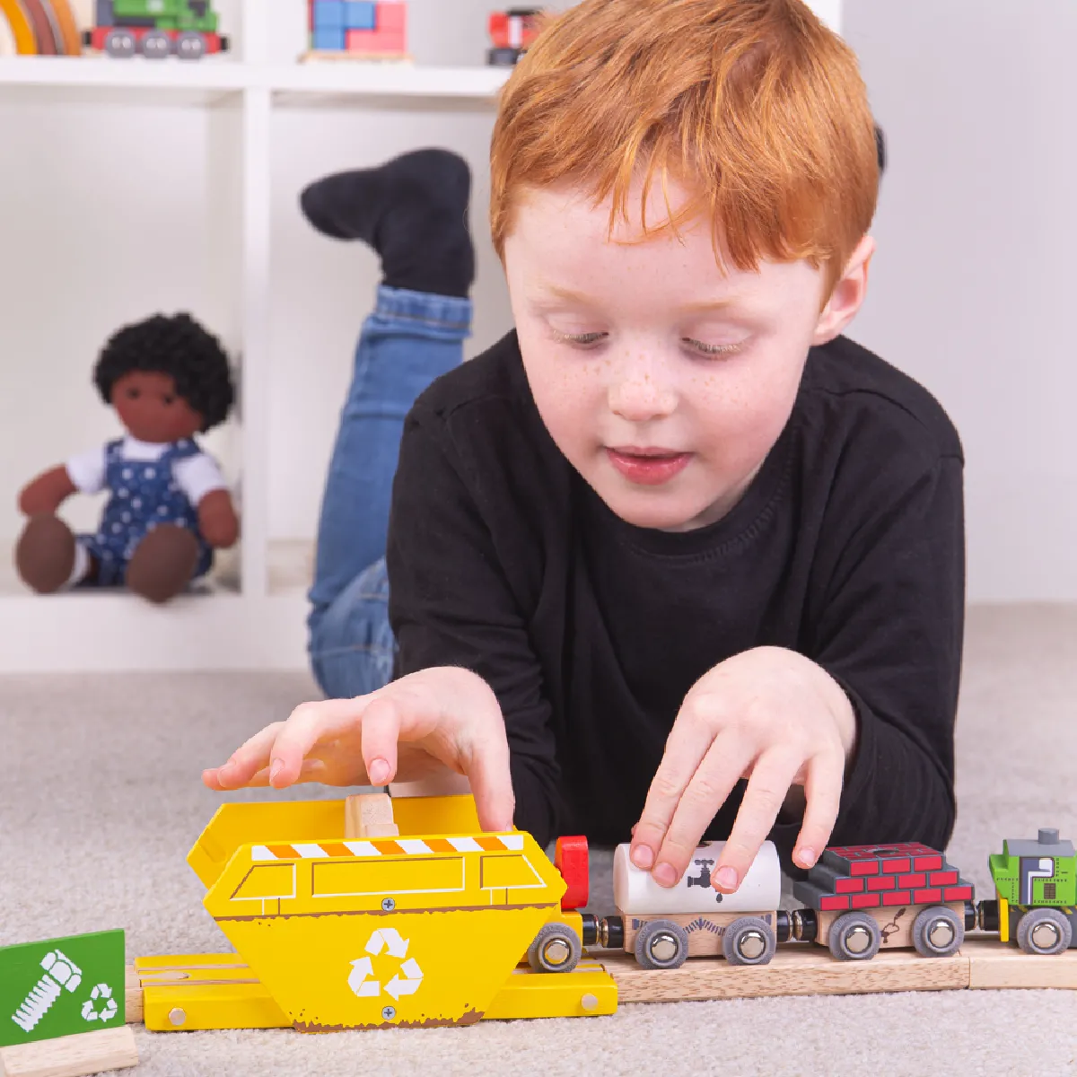Bigjigs Rail Train de recyclage
