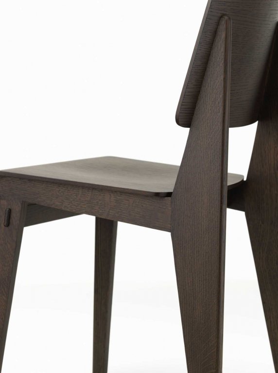 Vitra Chaise Tout Bois stoel naturel eiken