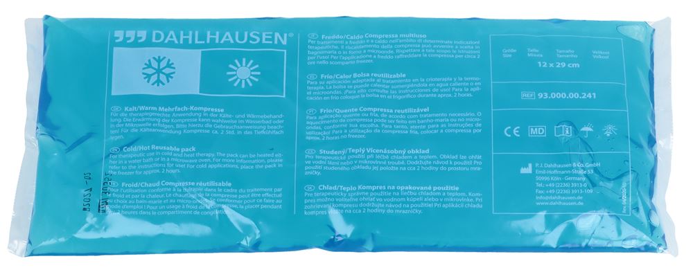 Dahlhausen Kalt-/Warm-Kompresse<br>25 Stück, 12x29cm, Universal