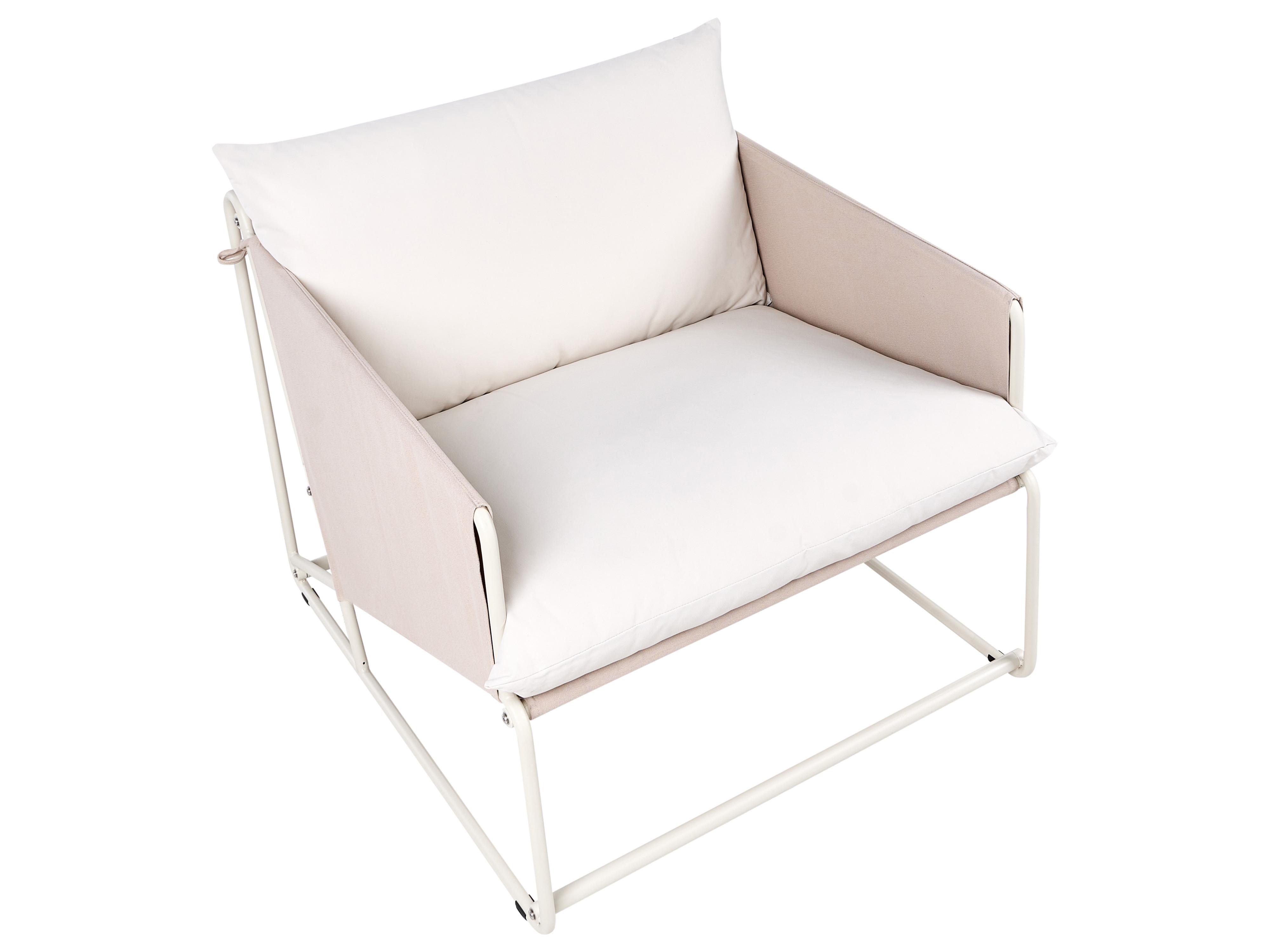 Tuin bankenset 3-zits PONTE Metaal Taupe