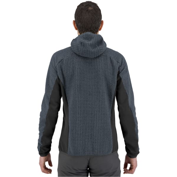 Veste polaire ski rando KARPOS ROCCHETTA HOODIE FLEECE DARK SLATE/BLACK