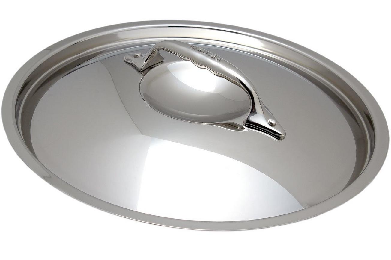 De Buyer Prima Matera / Affinity roestvaststalen deksel 24cm DEB3709.24N
