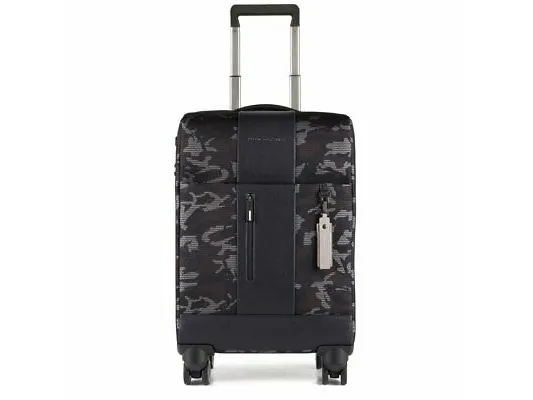 Travel Piquadro, firehjulet, kabinevogn, bv4444brbm, 12 x 9,5 x 1,5 cm