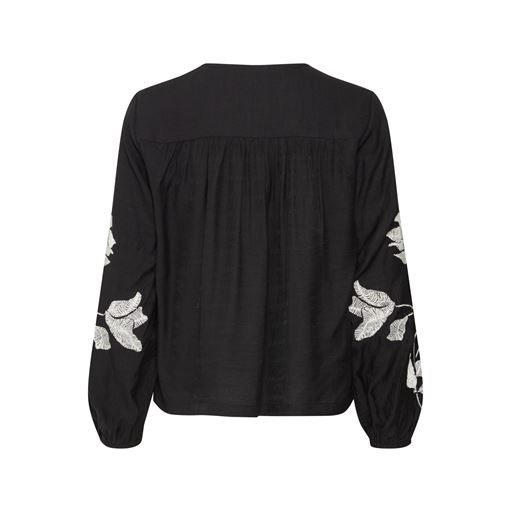 Fransa Harbo Bluse, Black AOP, S