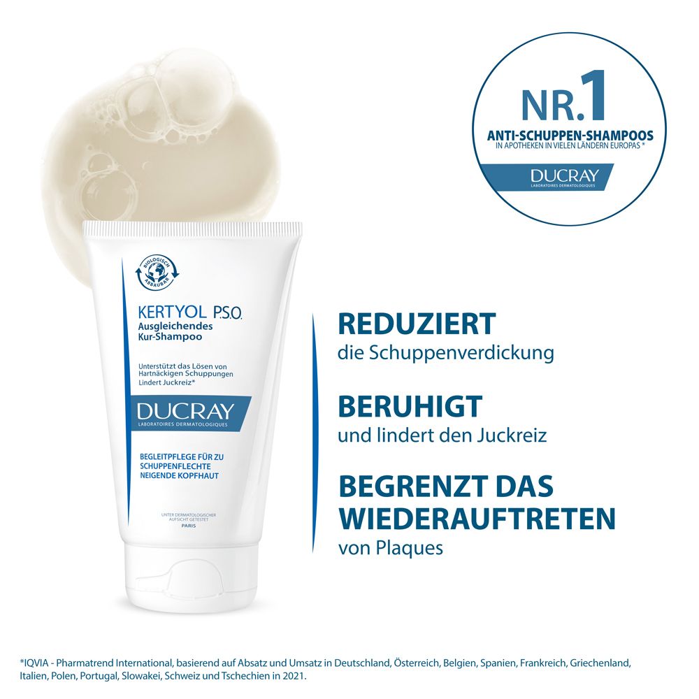 DUCRAY KERTYOL P.S.O. Kur-Shampoo - Anti-Schuppen-Shampoo bei Psoriasis