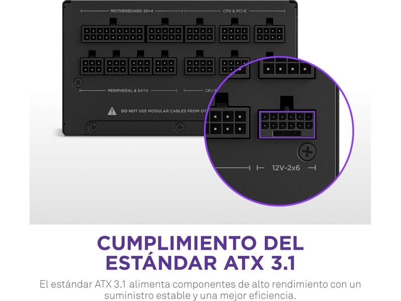 NZXT Netzteil C1000 Gold 1000 W, Schwarz Vollmodulares 1000-Watt-80-PLUS-Gold-ATX-Netzteil