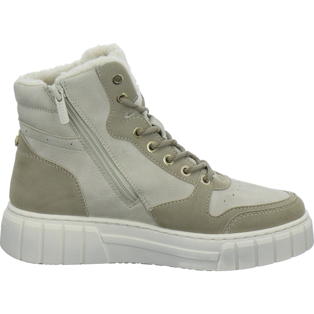 Mustang Winterstiefel Damen Beige