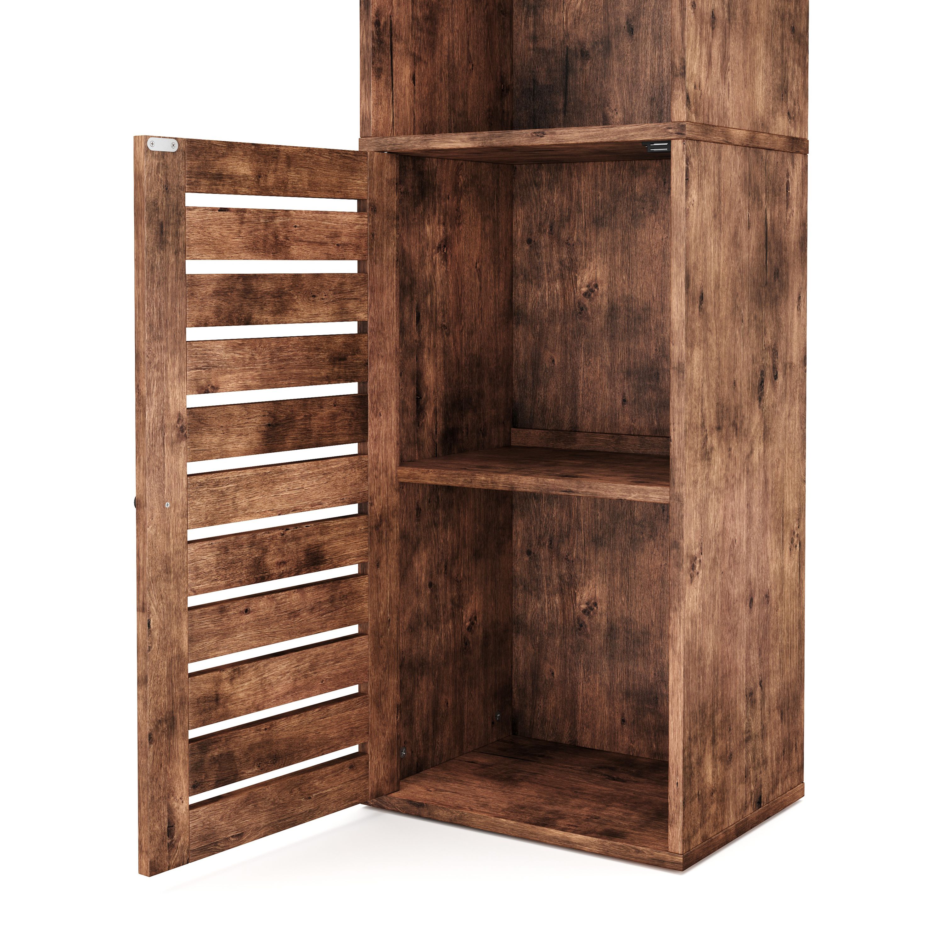 Badezimmerschrank Vintage BONITA 40 x 30 x 167 cm
