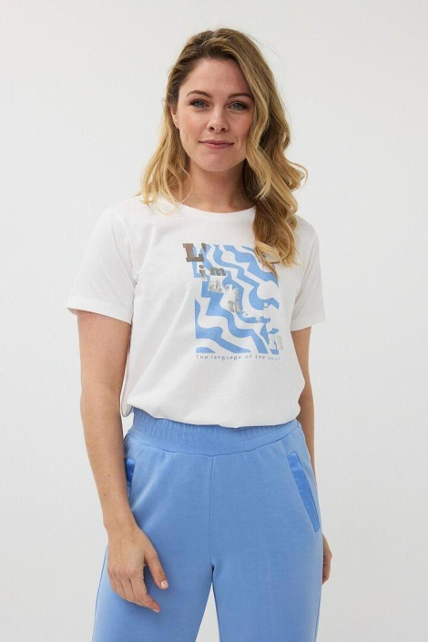 EsQualo witte dames t-shirt