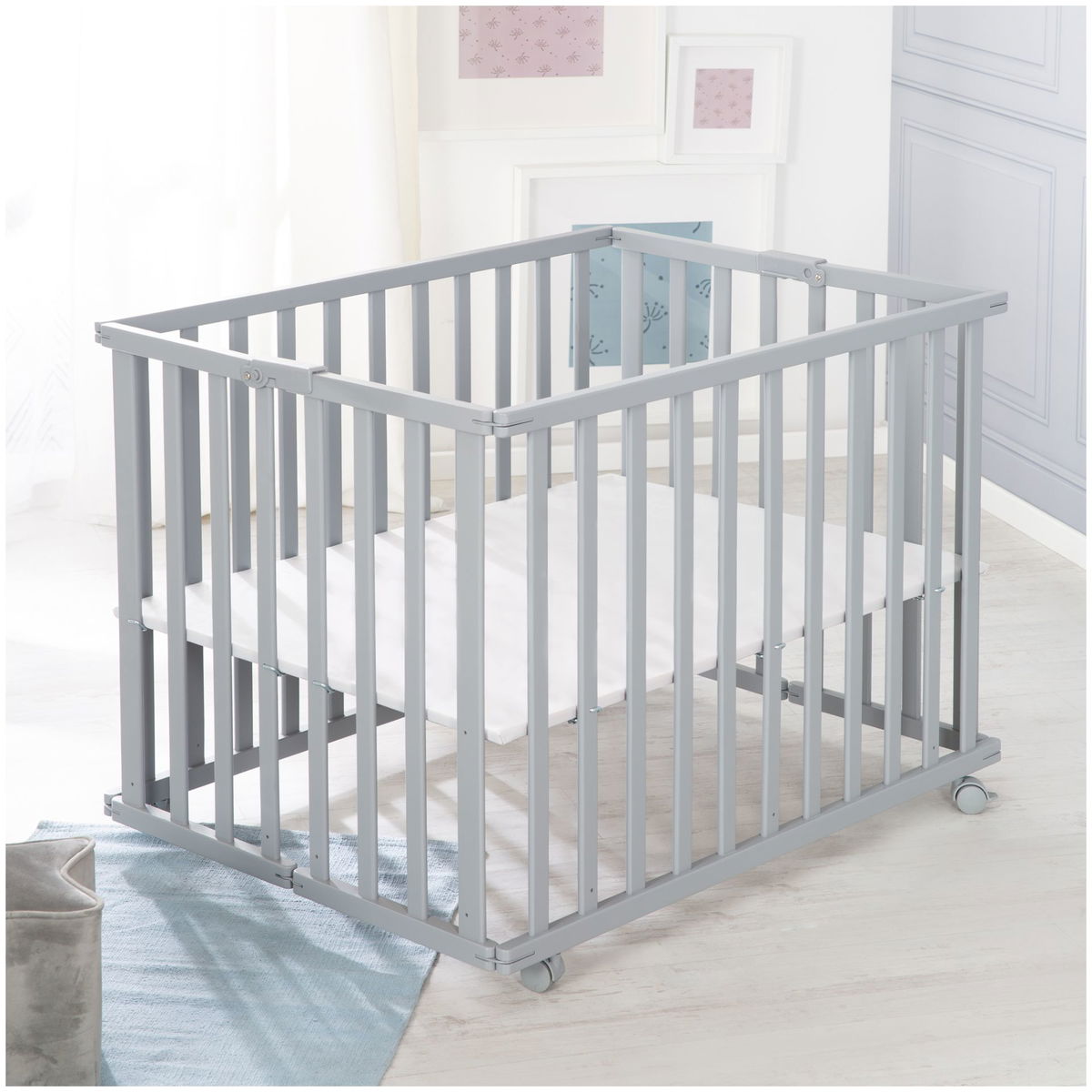 robaroba   Laufgitter klappbar taupe