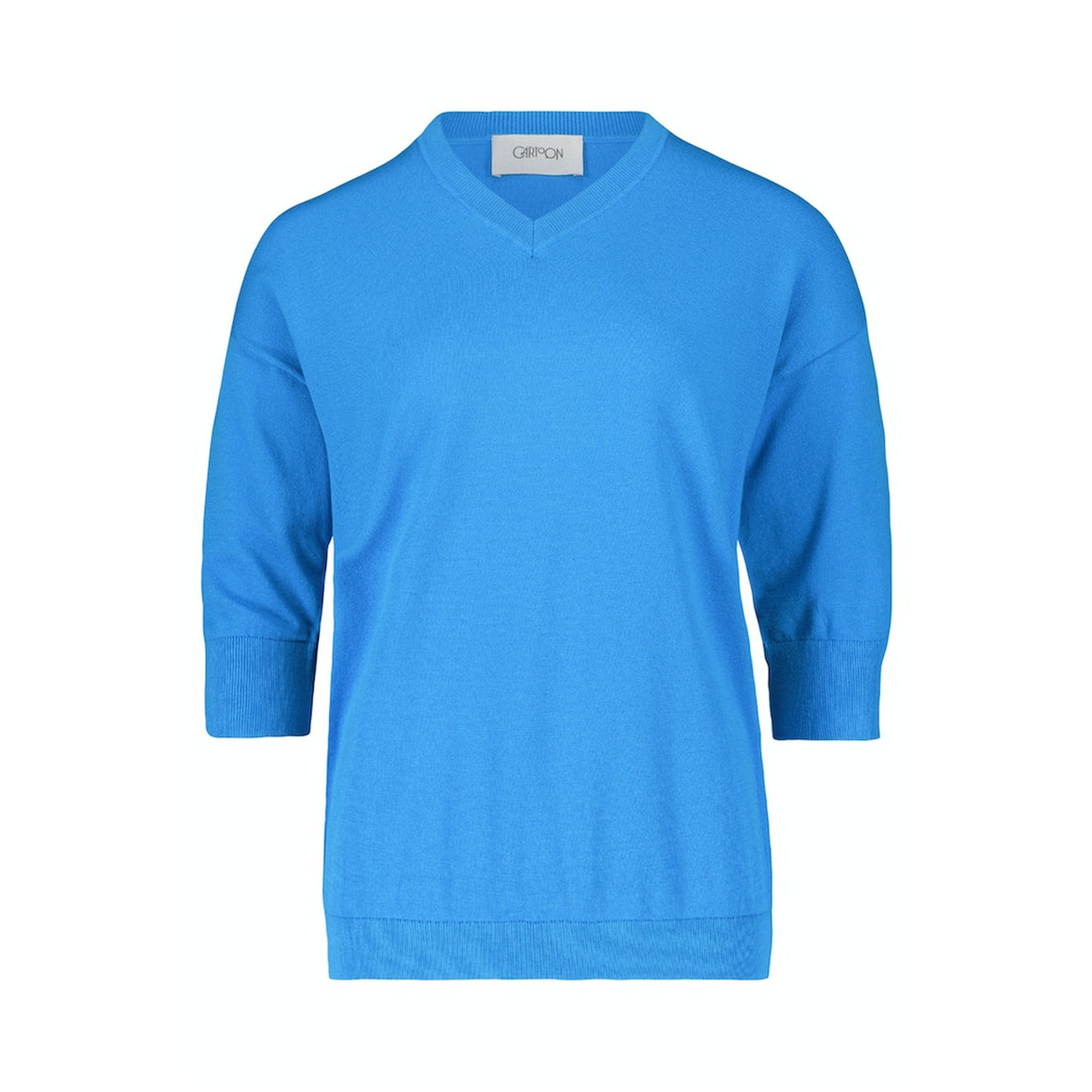 Cartoon Strickpullover Kurz 1/2 Arm