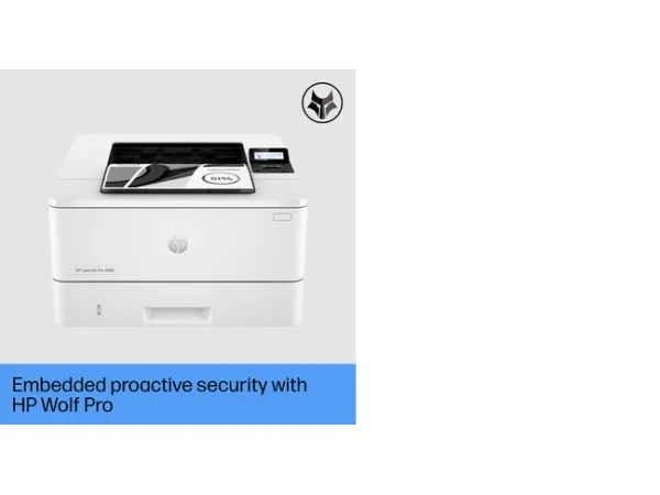 HP LaserJet Pro 4002dn - Printer - S/H - Duplex - laser - A4/Legal - 4800 x 600 dpi - op til 40 spm - kapacitet: 350 ark - USB 2.0, Gigabit LAN