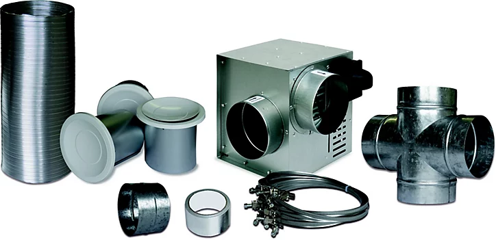 Kit air chaud 400 m3/h - 3 bouches DMO