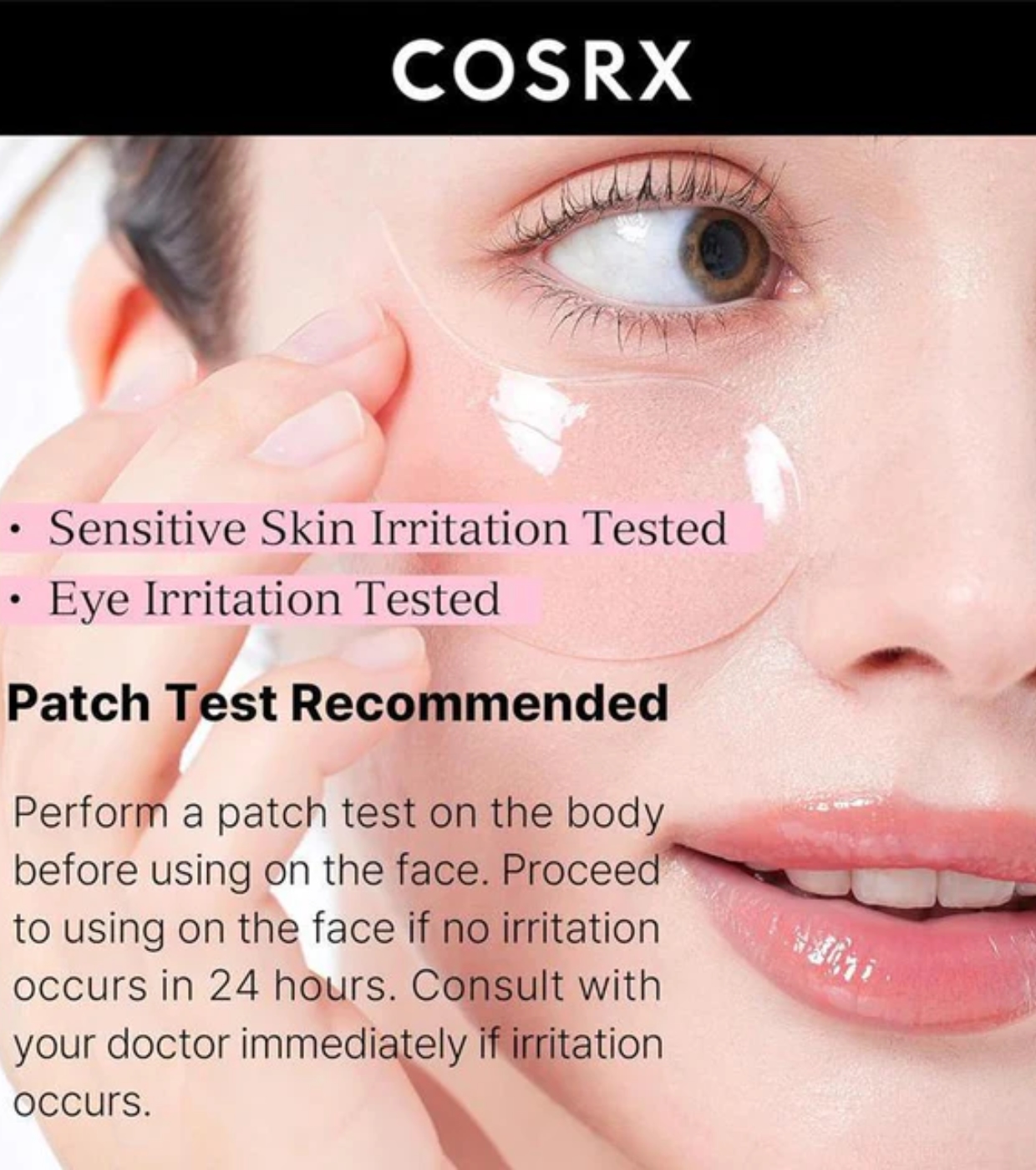 COSRX - Adesivos de hidrogel para os olhos The Peptide Collagen