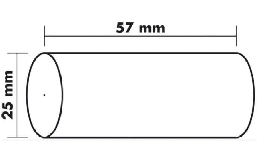 Papierrolle 57 mm Extra Weiss, 10 StückAdditions-, und Kassenrollen