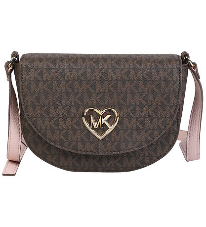 Michael Kors Skuldertaske - Brun m. Logoer