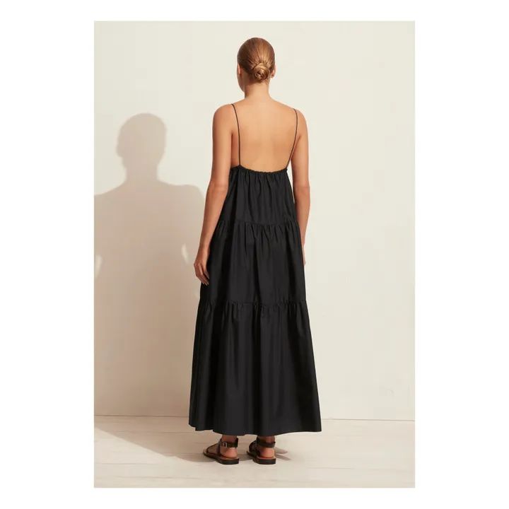 Matteau Robe Triangle Tiered | Noir