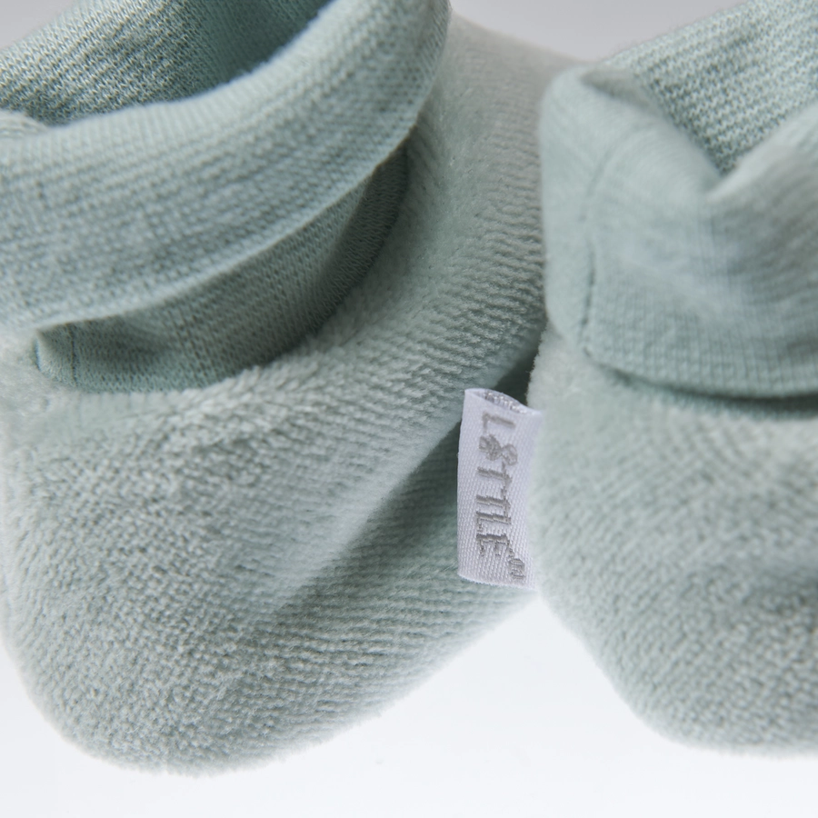 LITTLE Schuhe uni grün
