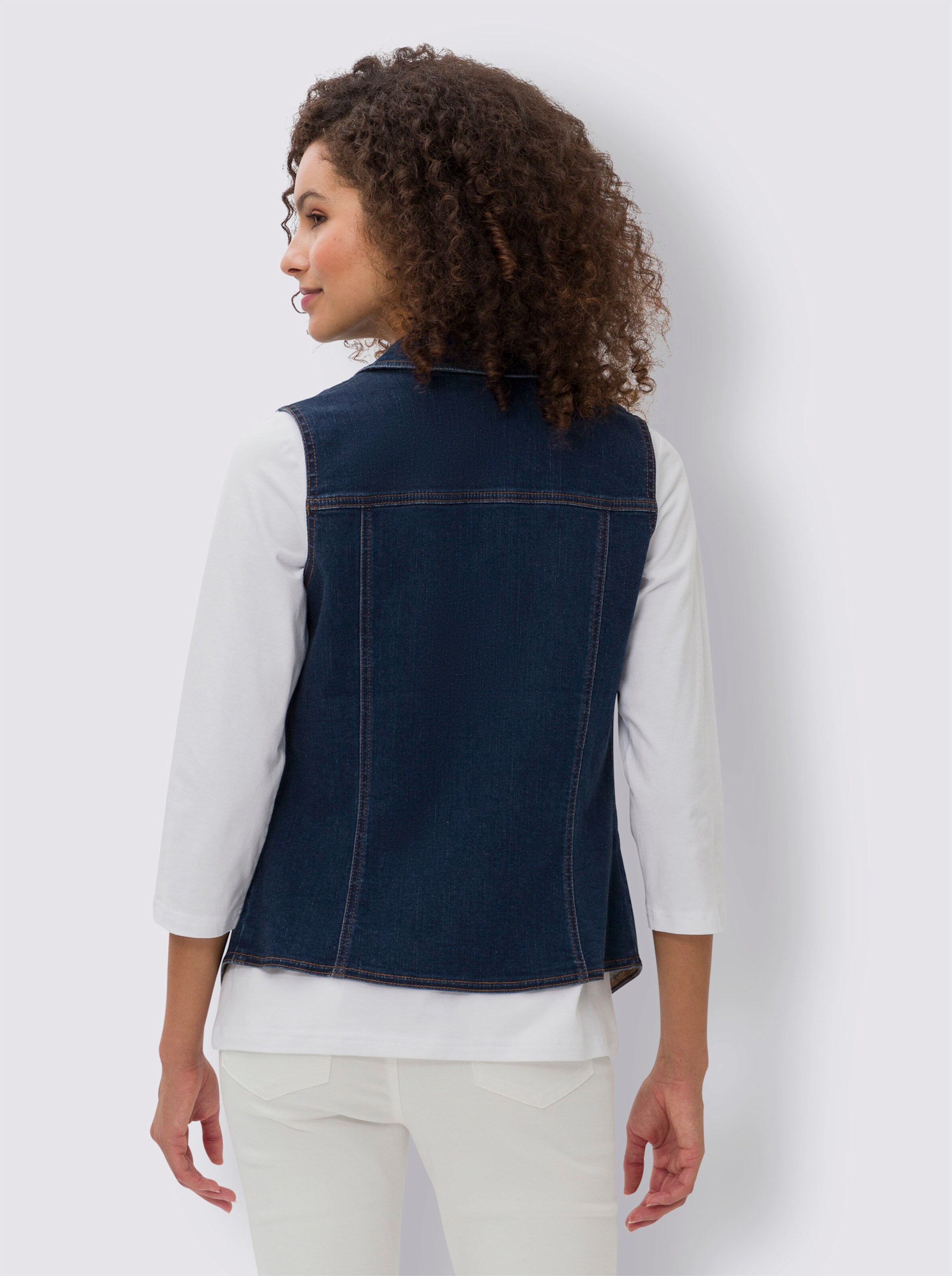 Jeans-Weste