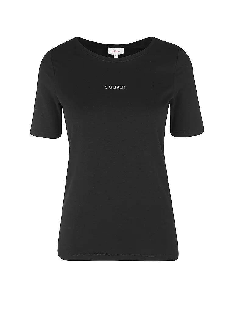 S.OLIVER T-Shirt  schwarz