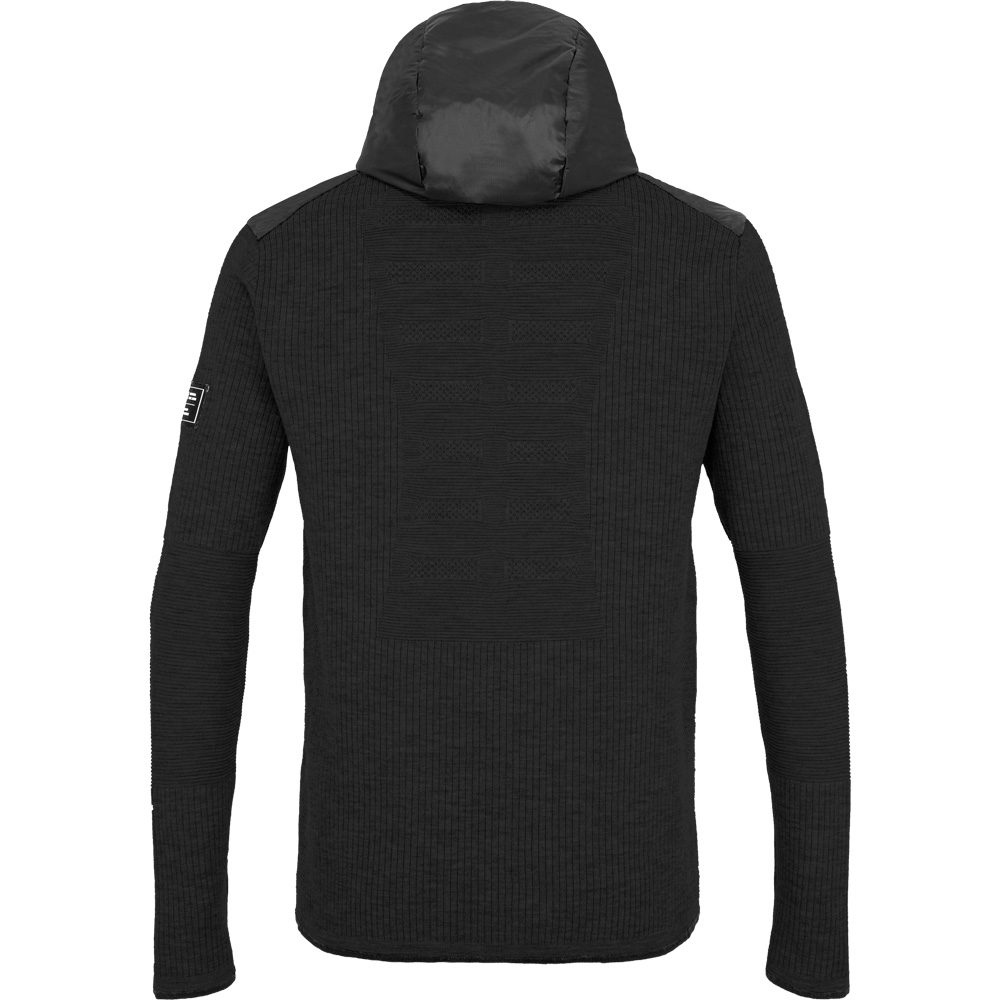 SALEWA Fanes Engineerd Merino Hybridjacke Herren black out