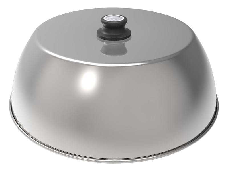 LotusGrill Grillhaube XL, Ø 42 cm Deckel aus Edelstahl