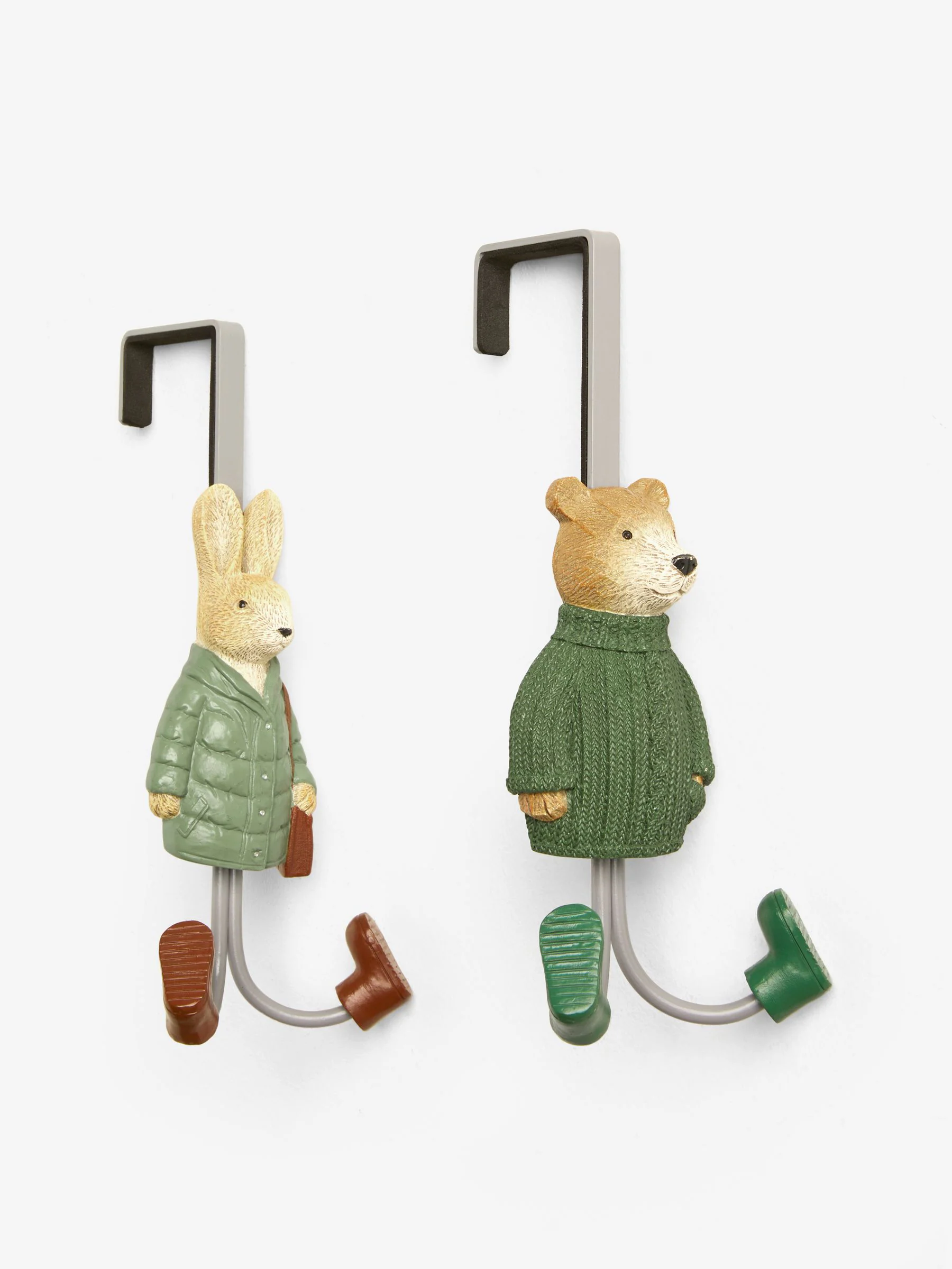 Over Door Bertie and Rosie Bear Hooks