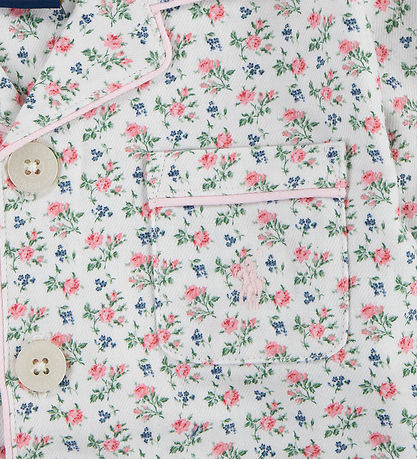 Polo Ralph Lauren Natt?j - Cloud Dancer/Rosa m. Blomster