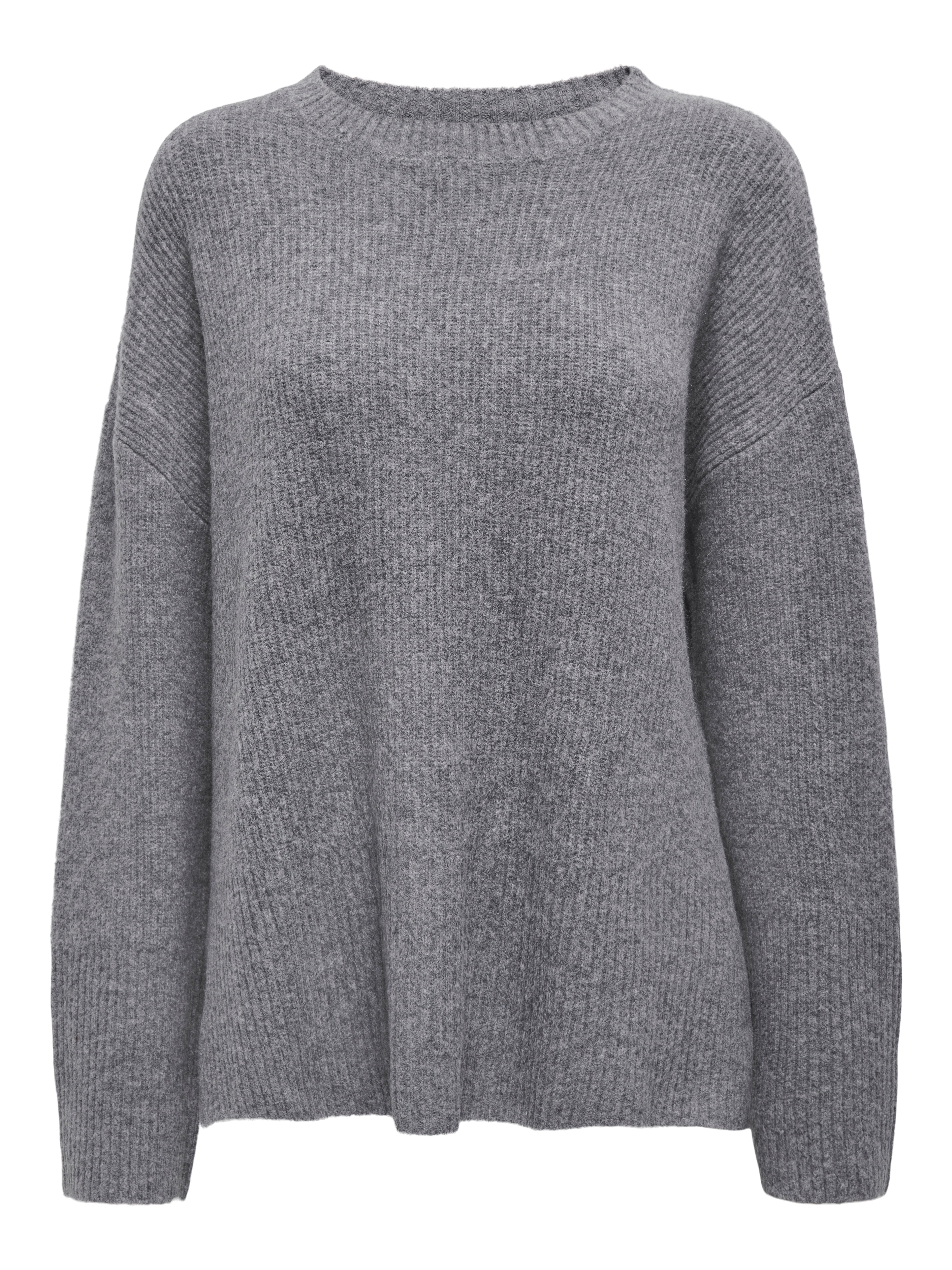 ONLALPHA Strickpullover Medium Grey Melange