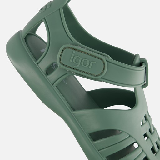 Igor Tobby Solid Sandalen blauw Rubber