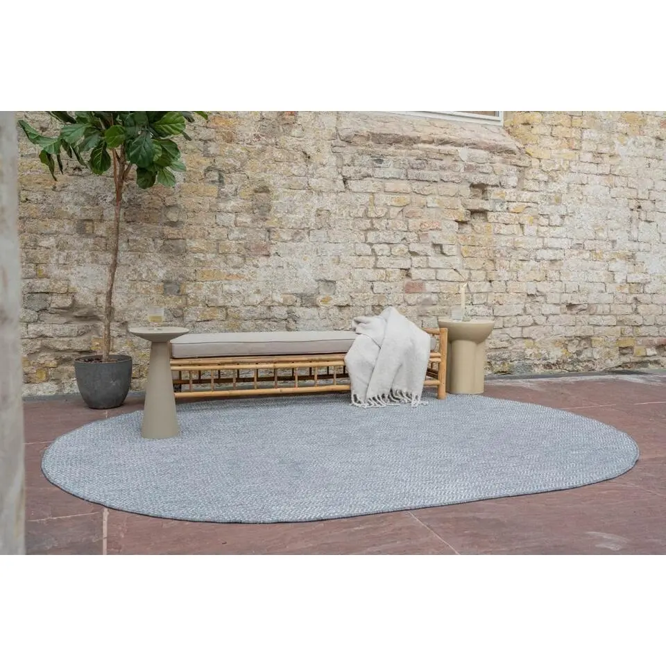 EVA Interior ovaal buitenkleed Dahl Grijs - 230 x 160 cm