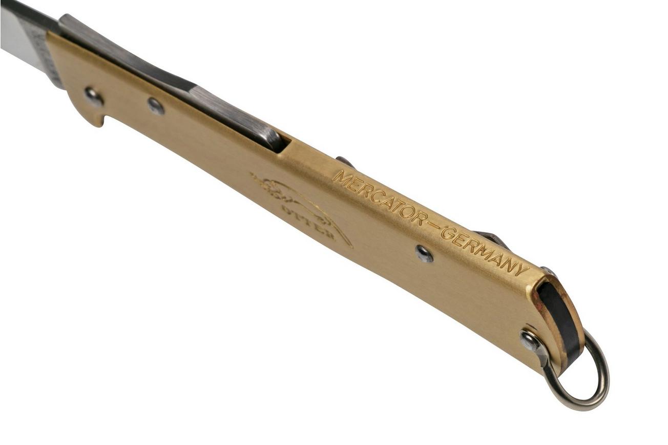Otter Mercator 10-736 RG Large Brass Carbon Pocketclip, zakmes