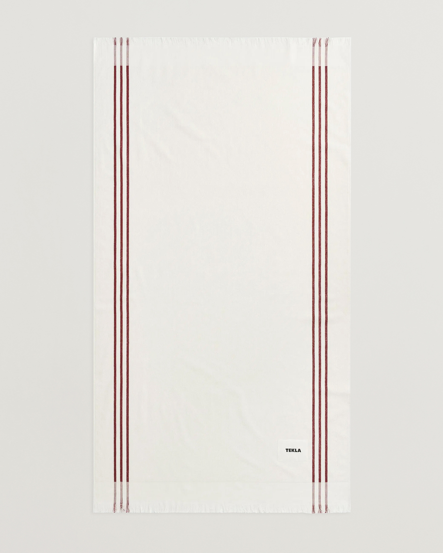 Tekla Organic Terry Beach Towel Clay