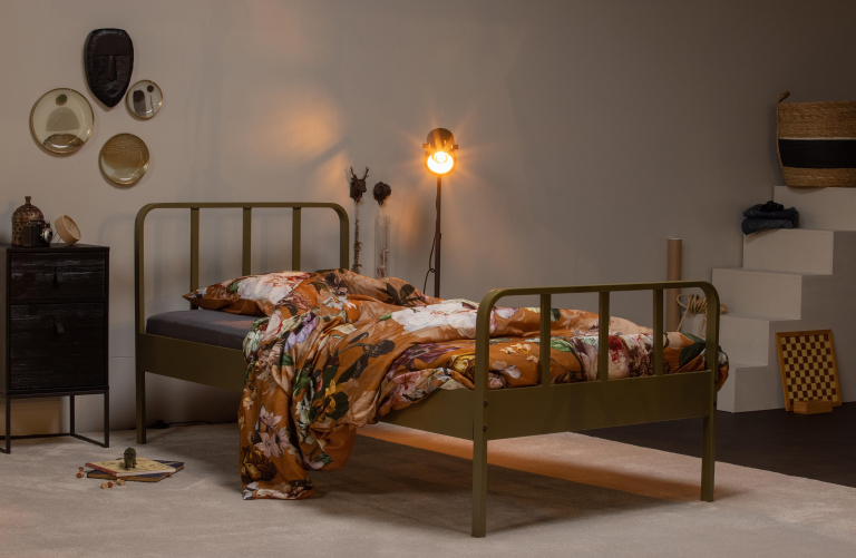 WOOOD Mees bed 90x200 zwart