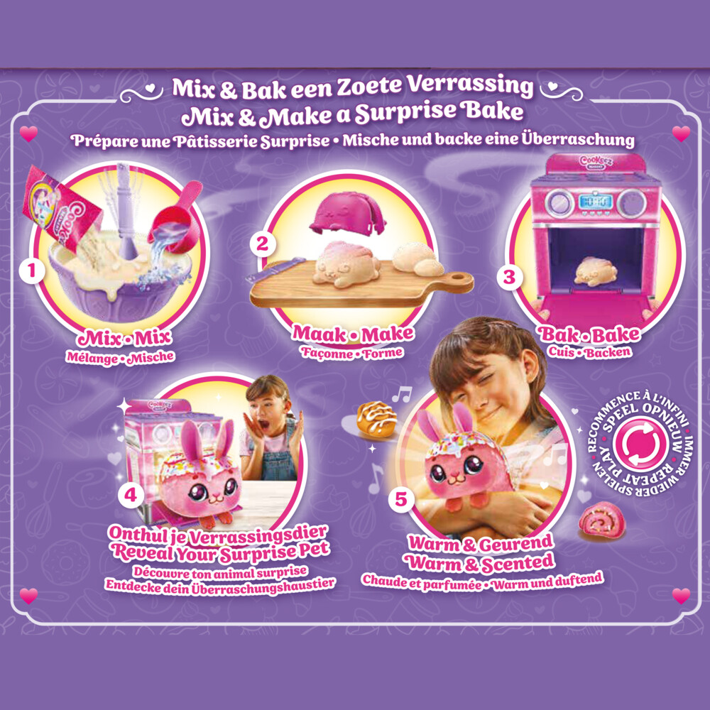Moose Toys Cookeez Makery Cinnamon