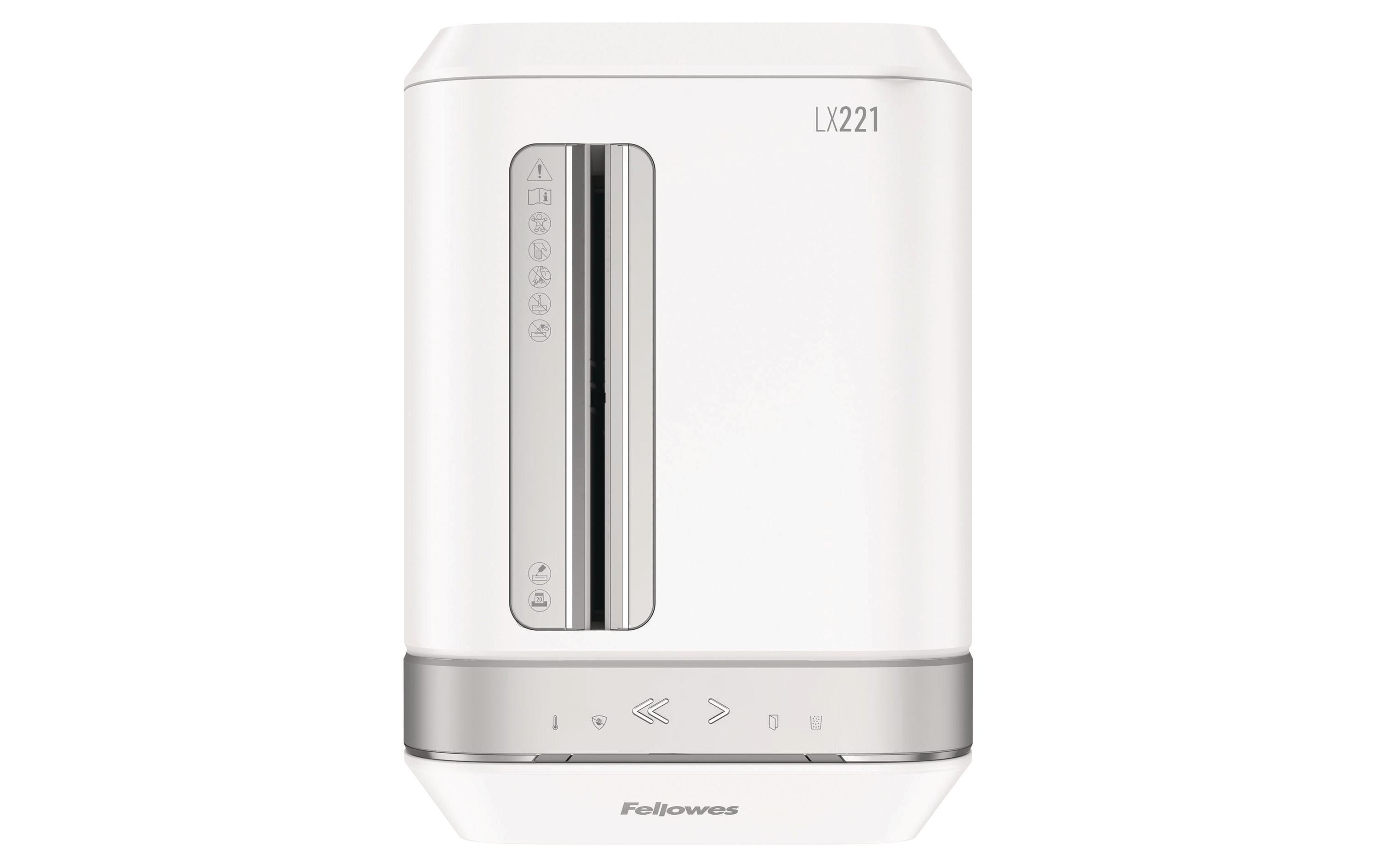 Aktenvernichter LX221 P-5, 20 Seiten, Weiss<br>Papierschredder