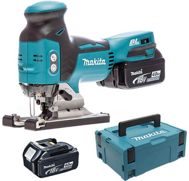 Makita DJV181RMJ 18V Li-ion accu decoupeerzaag set (2x4.0Ah) in Mbox - T-greep - koolborstelloos